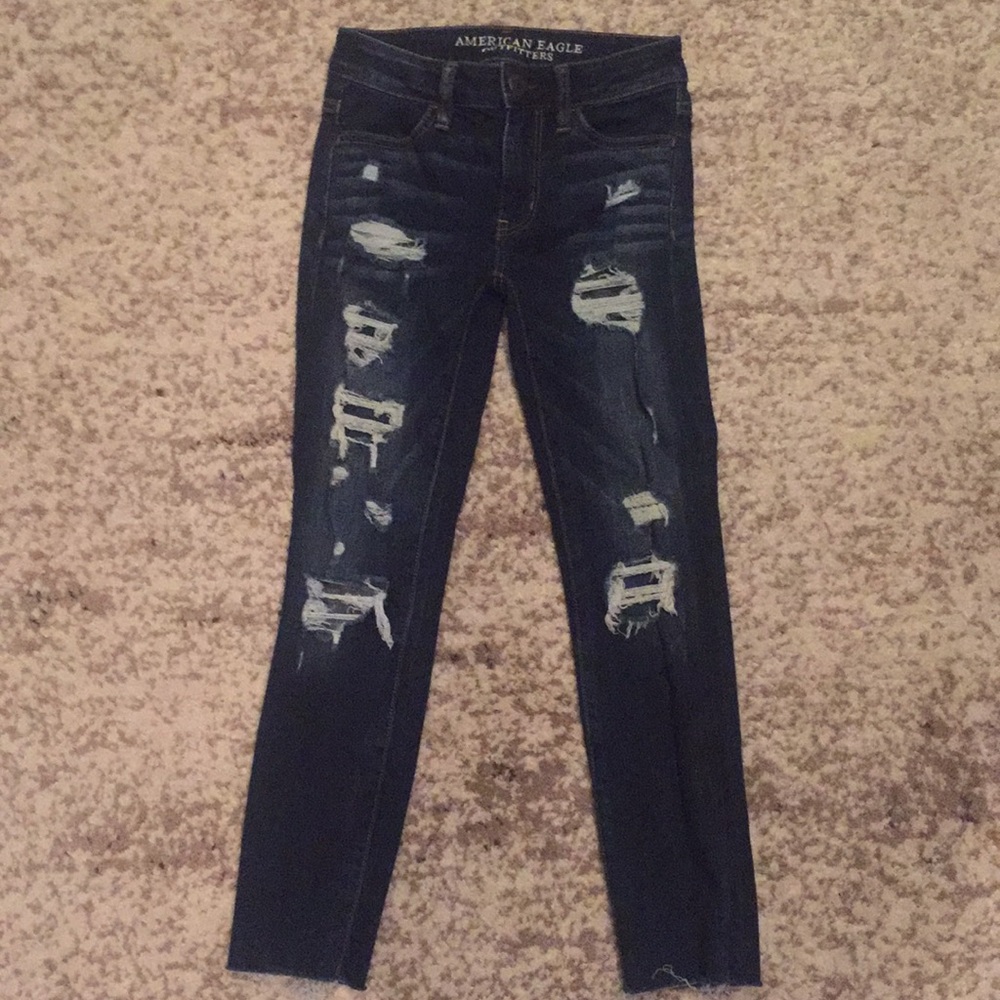 00 American Eagle jegging crop pants